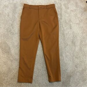 Club Monaco camel brown slim fit ankle pants Sz 6 NWOT business professional